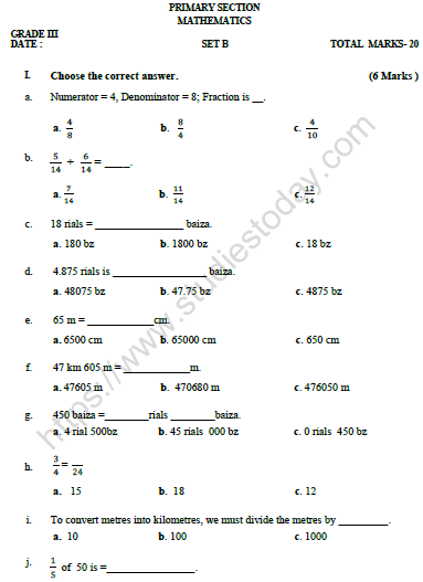 cbse-class-3-mathematics-worksheet-set-o